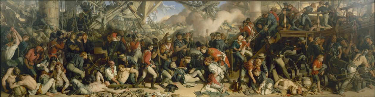 Śmierć Nelsona autorstwa Daniel Maclise