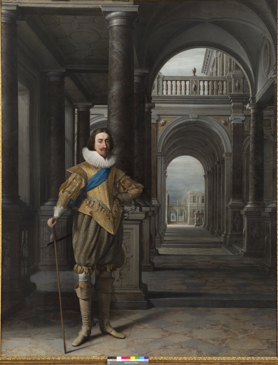 Karol I król Anglii, ok. 1626-27 autorstwa Daniel Mytens