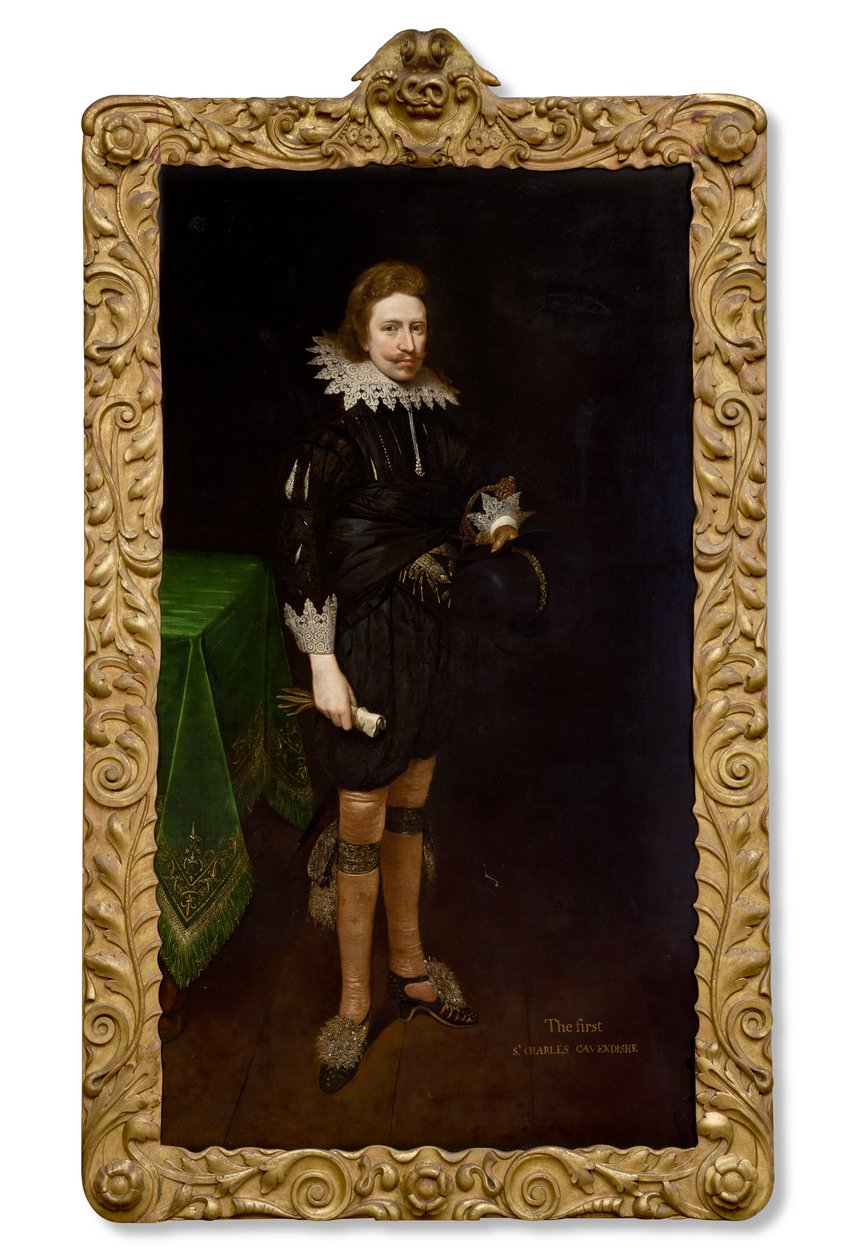 Portret Williama Cavendisha, 1624 autorstwa Daniel Mytens