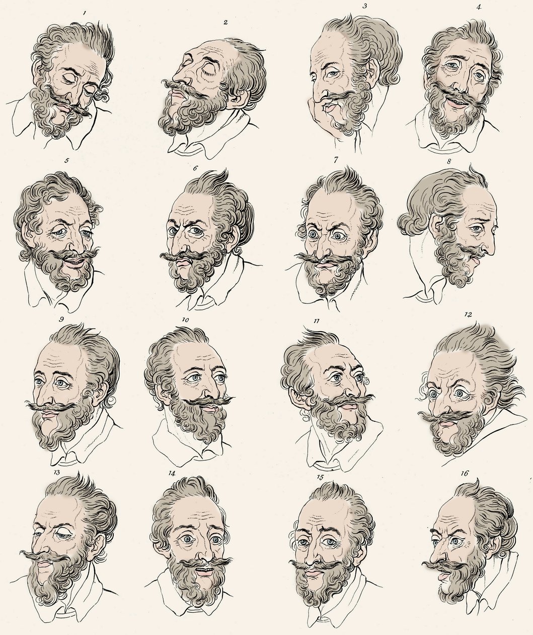 Król Francji Henryk IV (1553-1610) w „”Esejach o fizjonomii, mających na celu propagowanie wiedzy i miłości ludzkości”” John Caspar LAVATER - Grawerowanie wg Daniela Chodowieckiego autorstwa Daniel Nikolaus (after) Chodowiecki