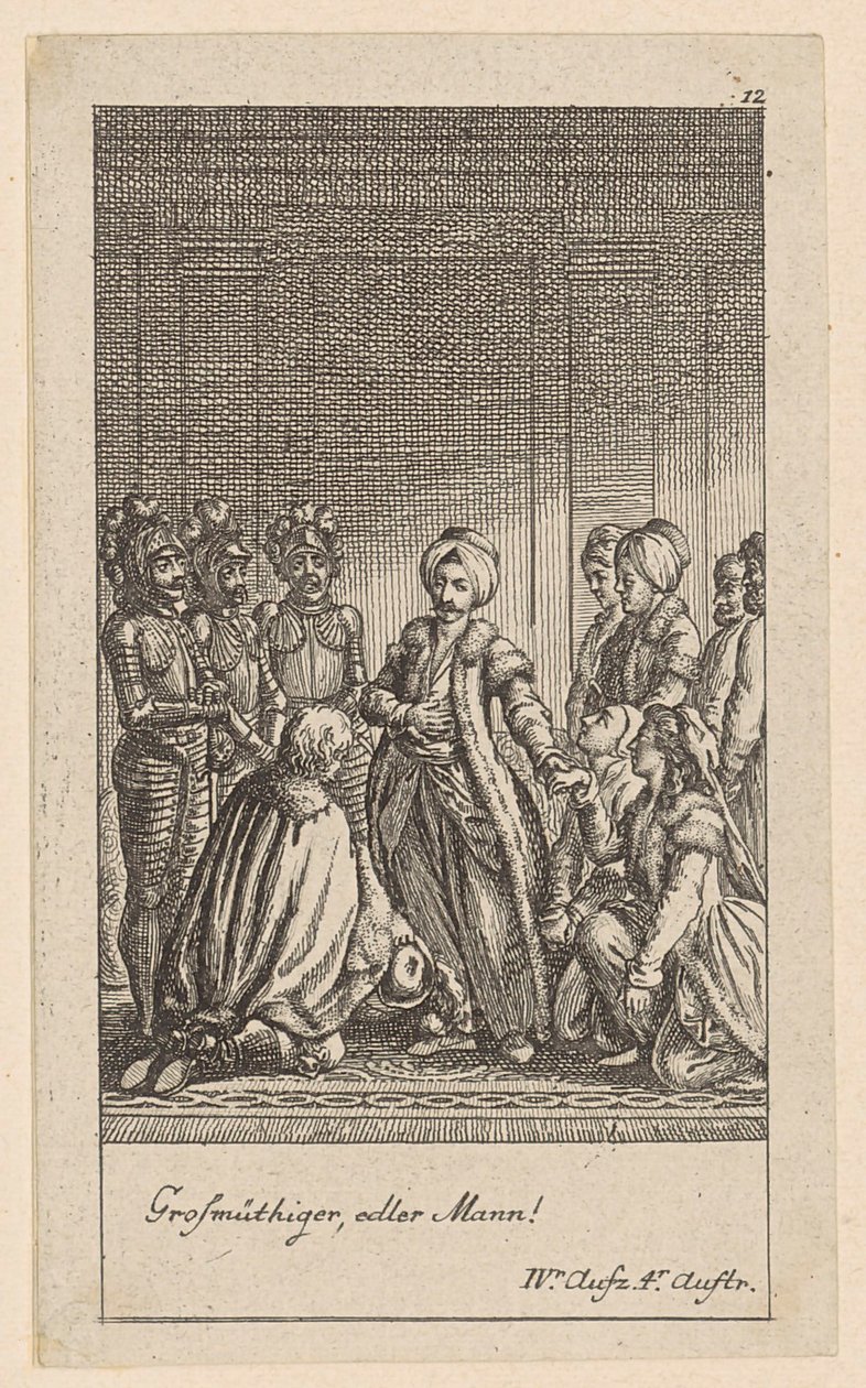 Strona 12 odcinka „Adelheid von Veltheim” autorstwa Daniel Nikolaus Chodowiecki