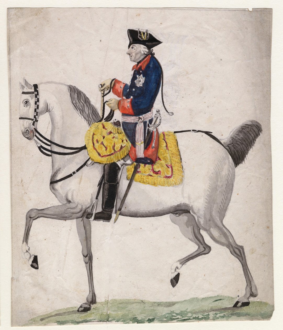 Fryderyk II de Prusse dit Frederic le Grand - Fryderyk II Pruski - Chodowiecki, Daniel Nikolaus autorstwa Daniel Nikolaus Chodowiecki