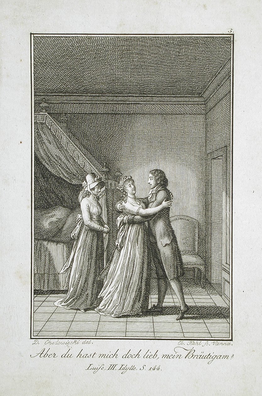 Ilustracja do „Almanachu Beckera z 1798 roku” autorstwa Daniel Nikolaus Chodowiecki