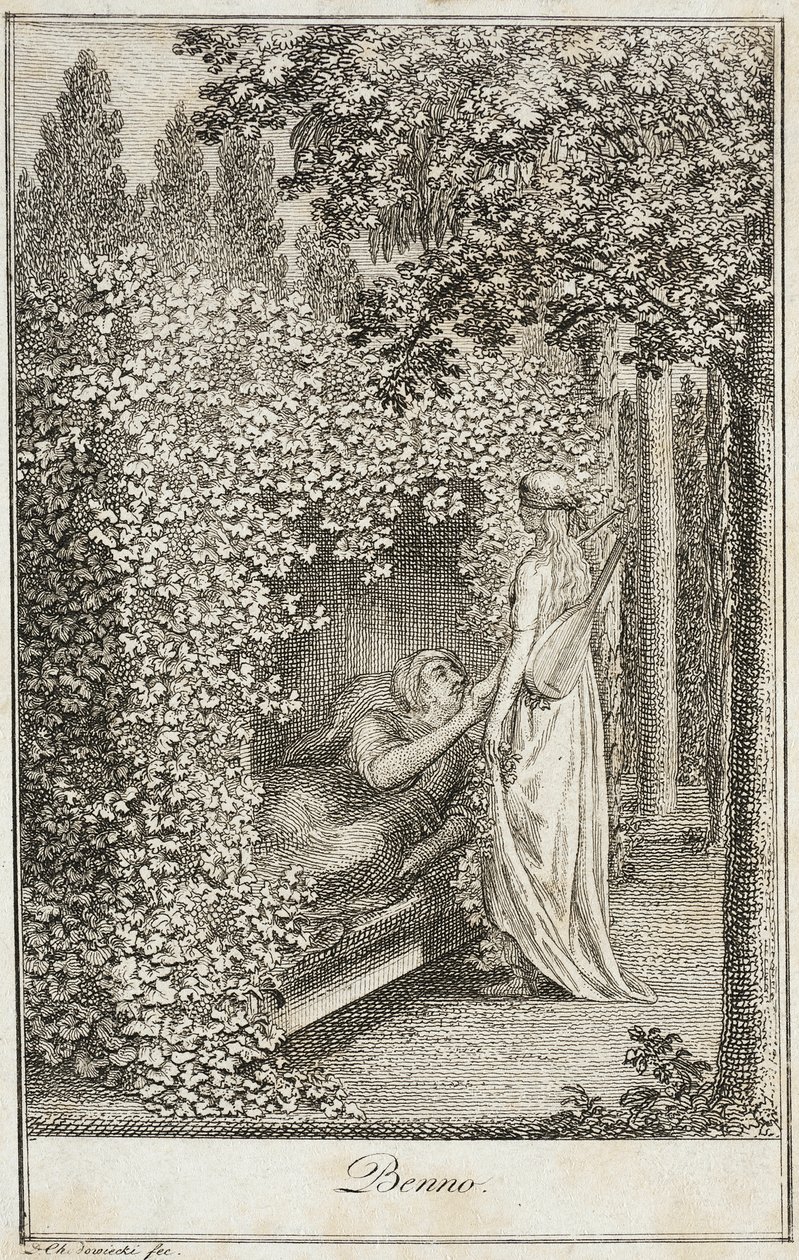 Ilustracja do „Almanachu Beckera na rok 1800” autorstwa Daniel Nikolaus Chodowiecki