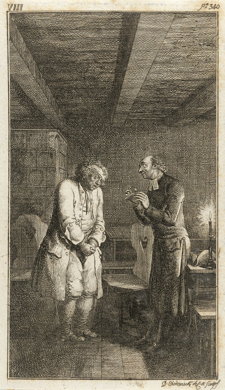 Ilustracja do „Leonarda i Gertrudy, czyli obyczajów wiejskich” Henry