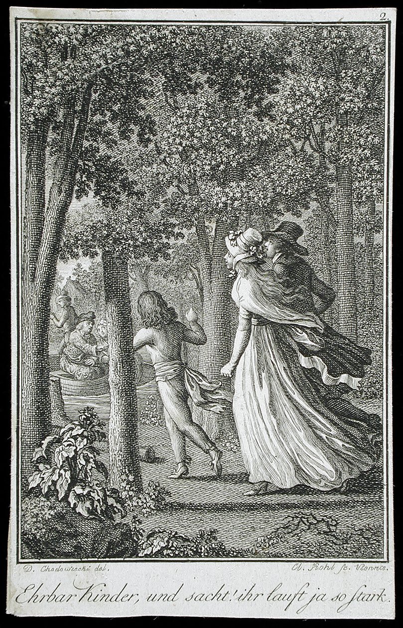 Ilustracje do „Almanachu Beckera z 1798 roku” autorstwa Daniel Nikolaus Chodowiecki