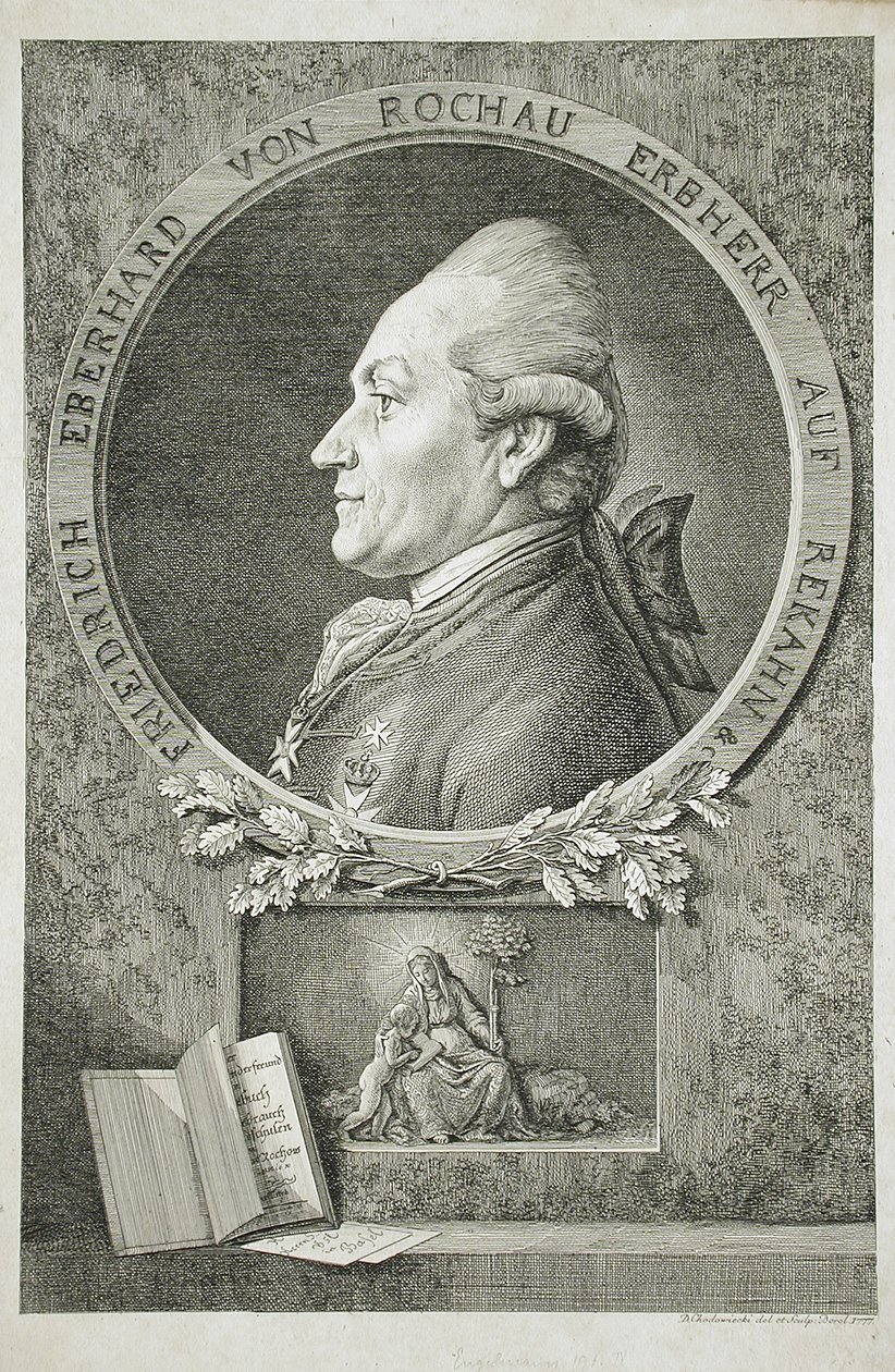 Portret Friedricha Eberharda von Rochau autorstwa Daniel Nikolaus Chodowiecki