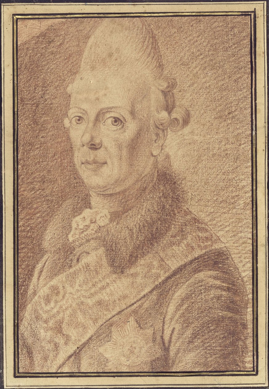 Książę Henryk Pruski, portret popiersiowy autorstwa Daniel Nikolaus Chodowiecki