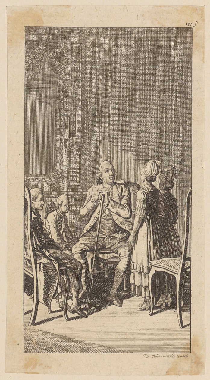 Ilustracja tytułowa do „Gier dziecięcych” Schummela autorstwa Daniel Nikolaus Chodowiecki
