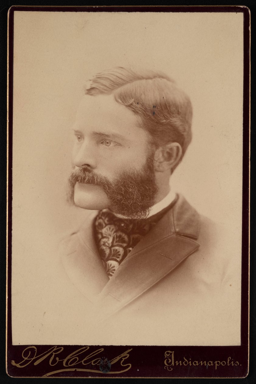 Portret Bartona Warrena Evermanna 1853-1932, przed 1900. autorstwa Daniel R Clark