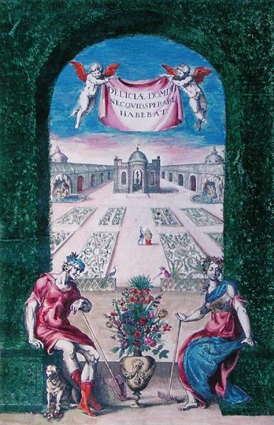 Księga roślin, 1627 (kolorowe grawerowanie) autorstwa Daniel Rabel