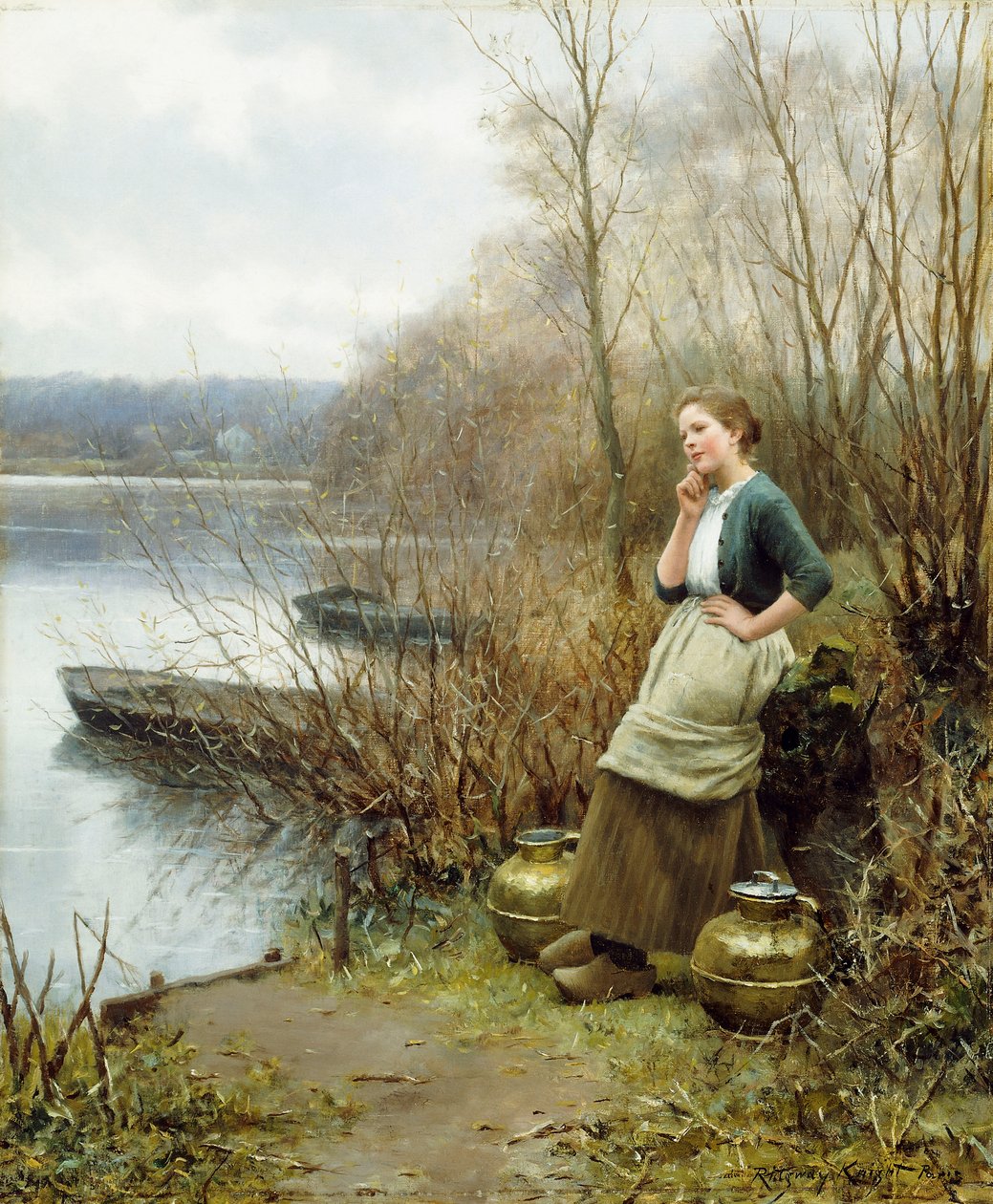 Urocza myśl, autorstwa Daniel Ridgway Knight
