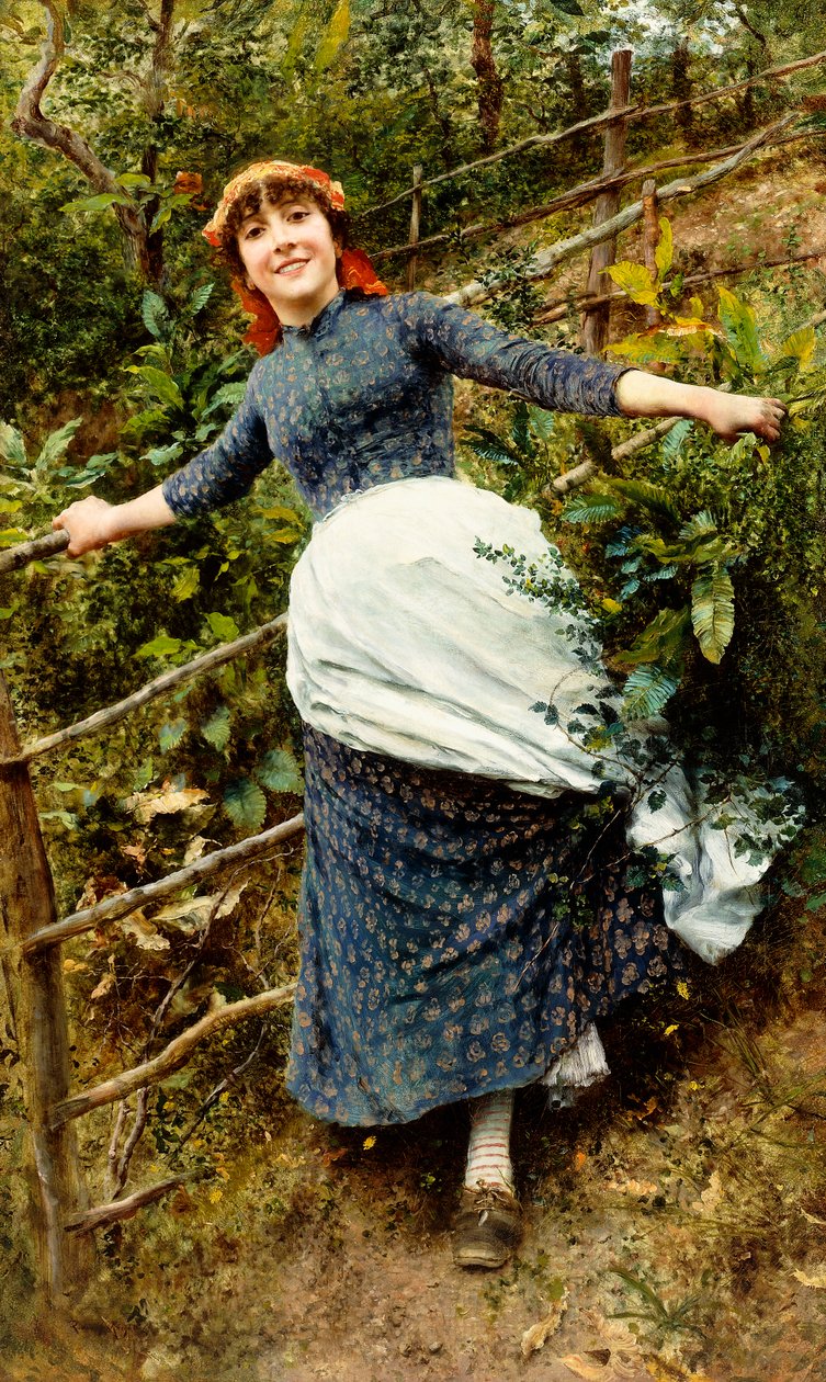 Letnie szaleństwo, lata 80. XIX wieku autorstwa Daniel Ridgway Knight