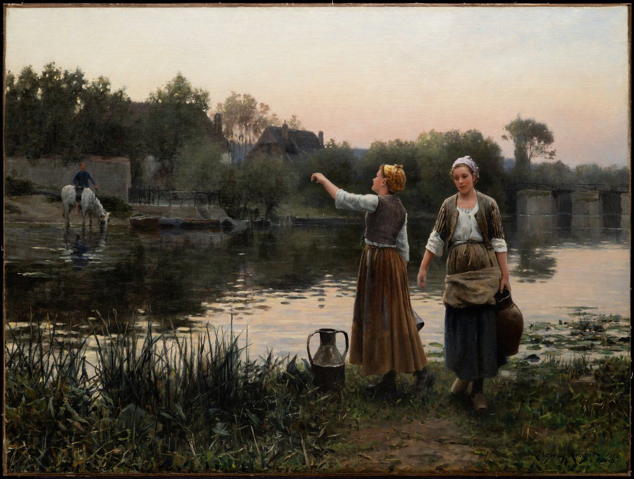 Przewoźnicy wody autorstwa Daniel Ridgway Knight