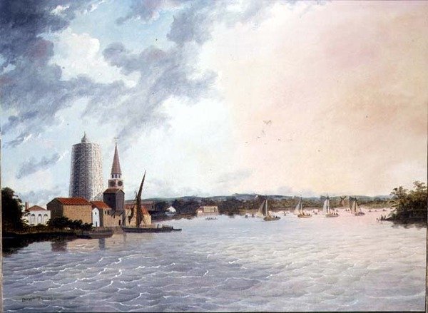 Regaty w Battersea (olej) autorstwa Daniel Turner