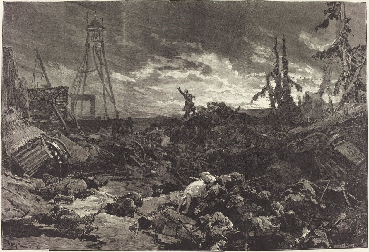 Michel Strogoff w Théâtre du Chatelet, 1880. autorstwa Daniel Urrabieta Vierge