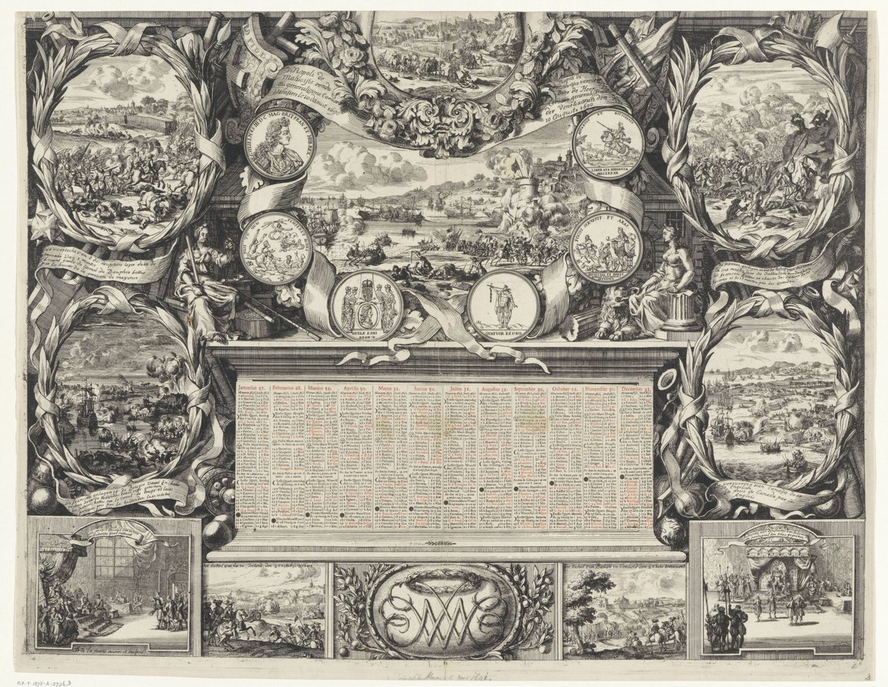 Zwycięstwa króla Wilhelma III w Irlandii (dolna połowa), 1690 Chwalebna kampania Wilhelma III króla Wielkiej Brytanii Neffensa Wystąpiły niektóre z najbardziej pamiętnych działań aliantów i konfederatów w roku 1690 autorstwa Daniel de Lafeuille