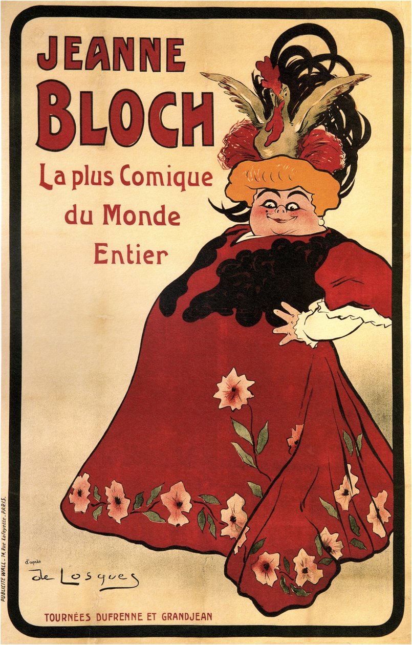 Jeanne Bloch, 1908 autorstwa Daniel de Losques