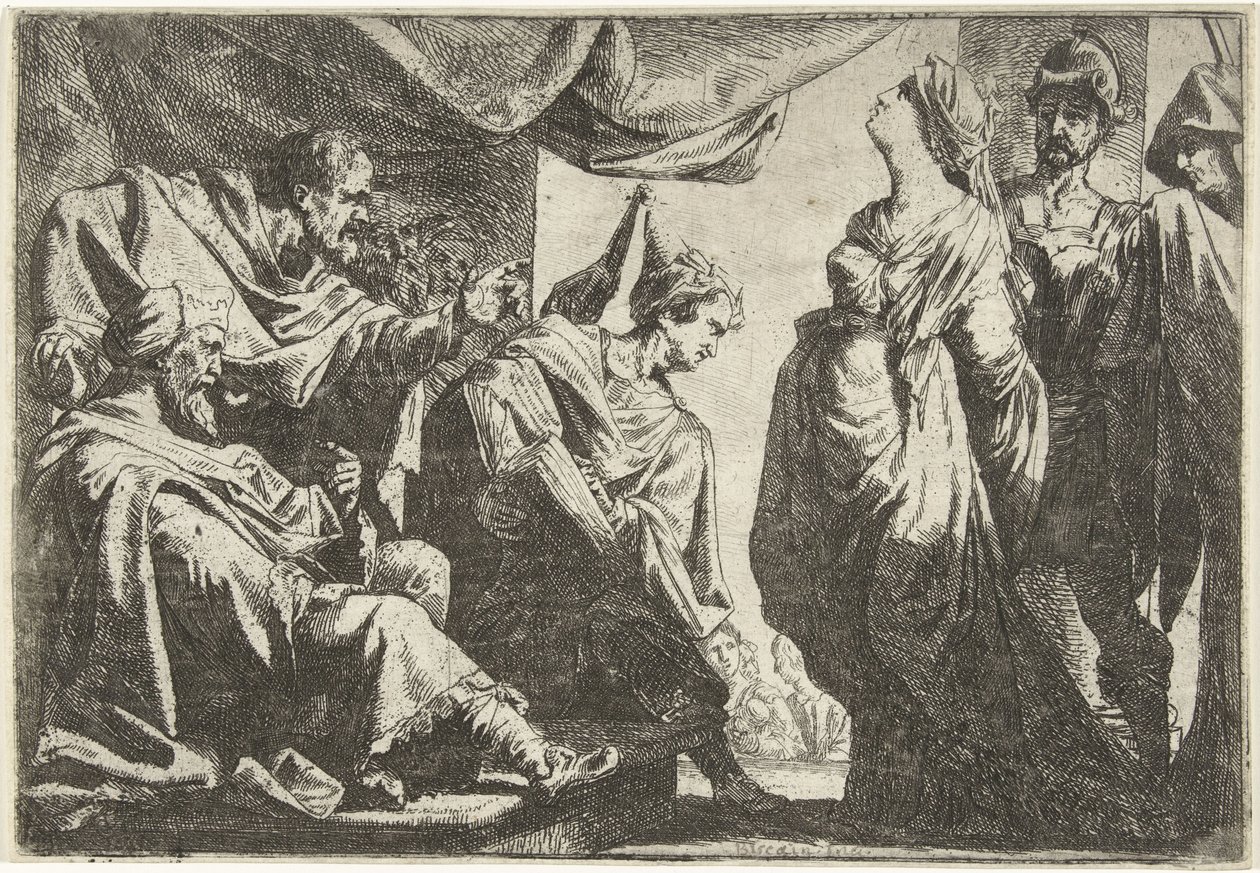 Zuzanna przed sędziami autorstwa Daniel van den Dyck