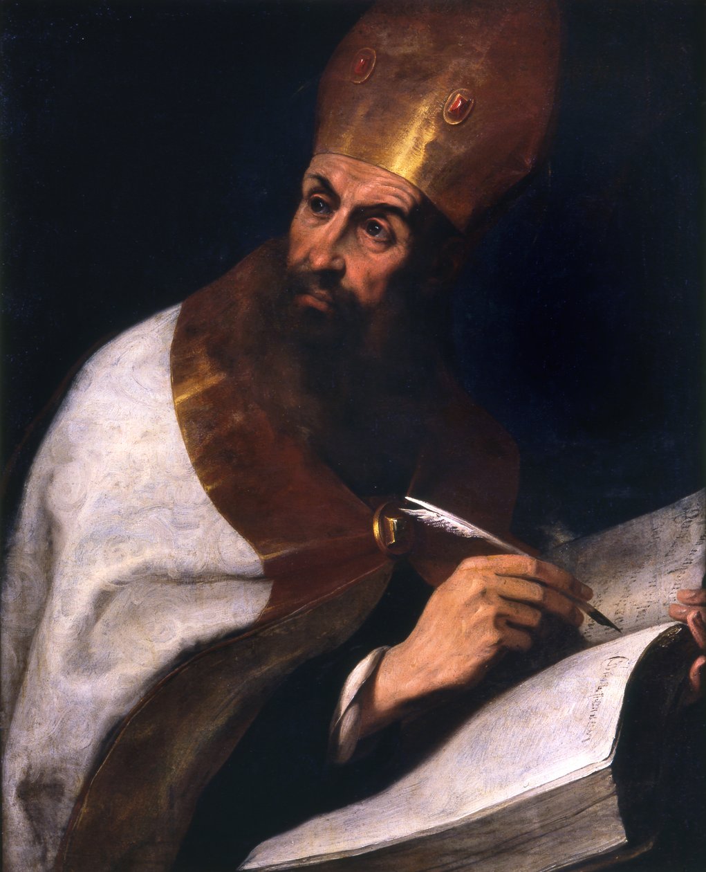 Święty Augustyn autorstwa Daniele Crespi