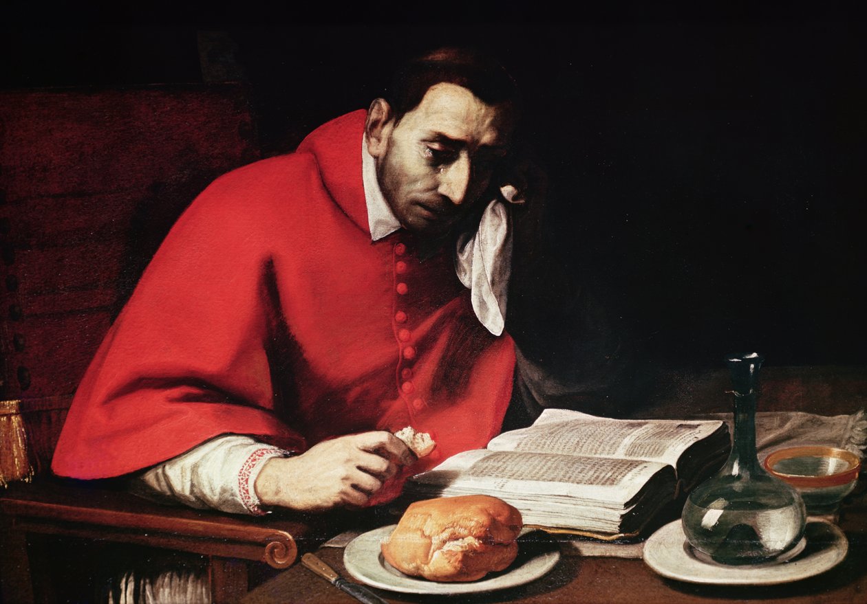 Post św. Karola, ok. 1625 olej na detalu panelu z 60359 autorstwa Daniele Crespi