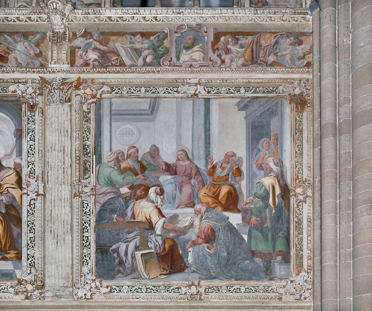 Chrystus wśród lekarzy autorstwa Daniele Crespi
