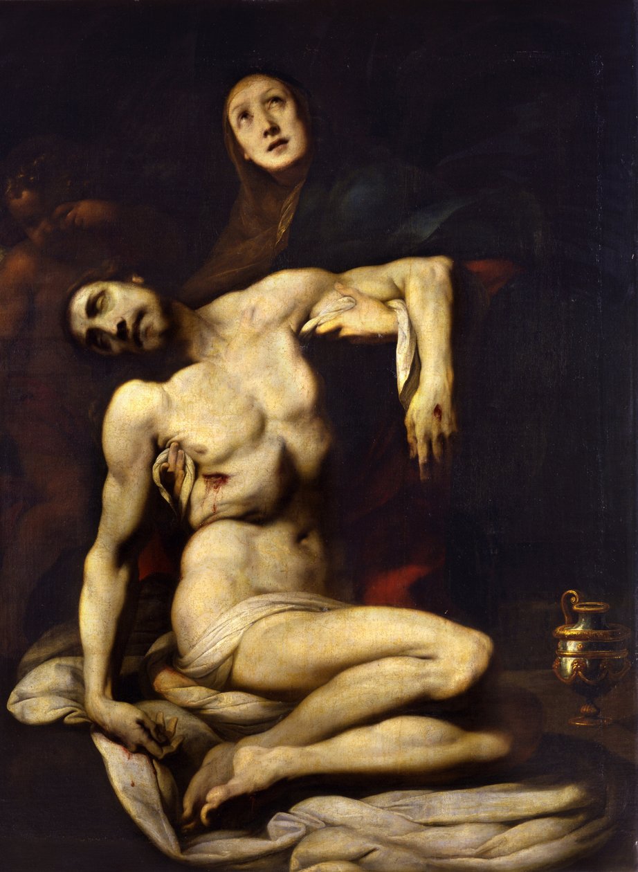 La Pieta Obraz Daniele Crespi (1598-1630) XVII-wieczny Madryt, Muzeum Prado autorstwa Daniele Crespi