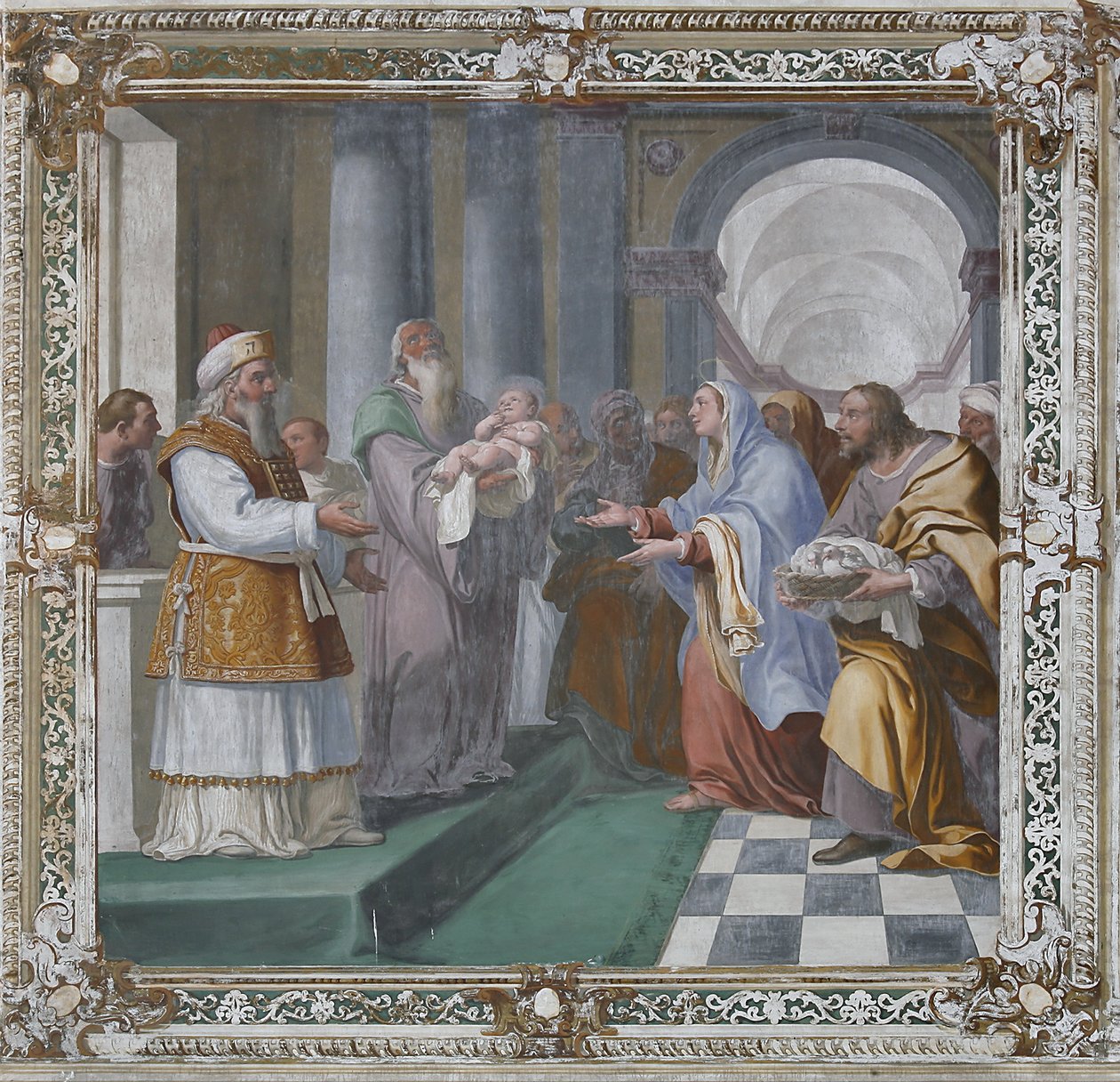 Prezentacja do świątyni autorstwa Daniele Crespi