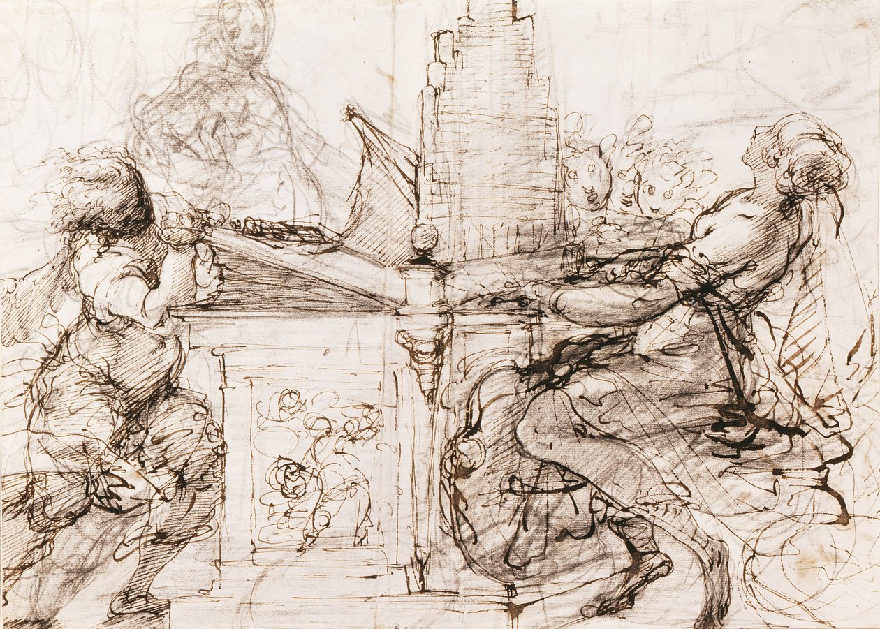 Św. Cecylia przy Organach, 1620-1629 autorstwa Daniele Crespi