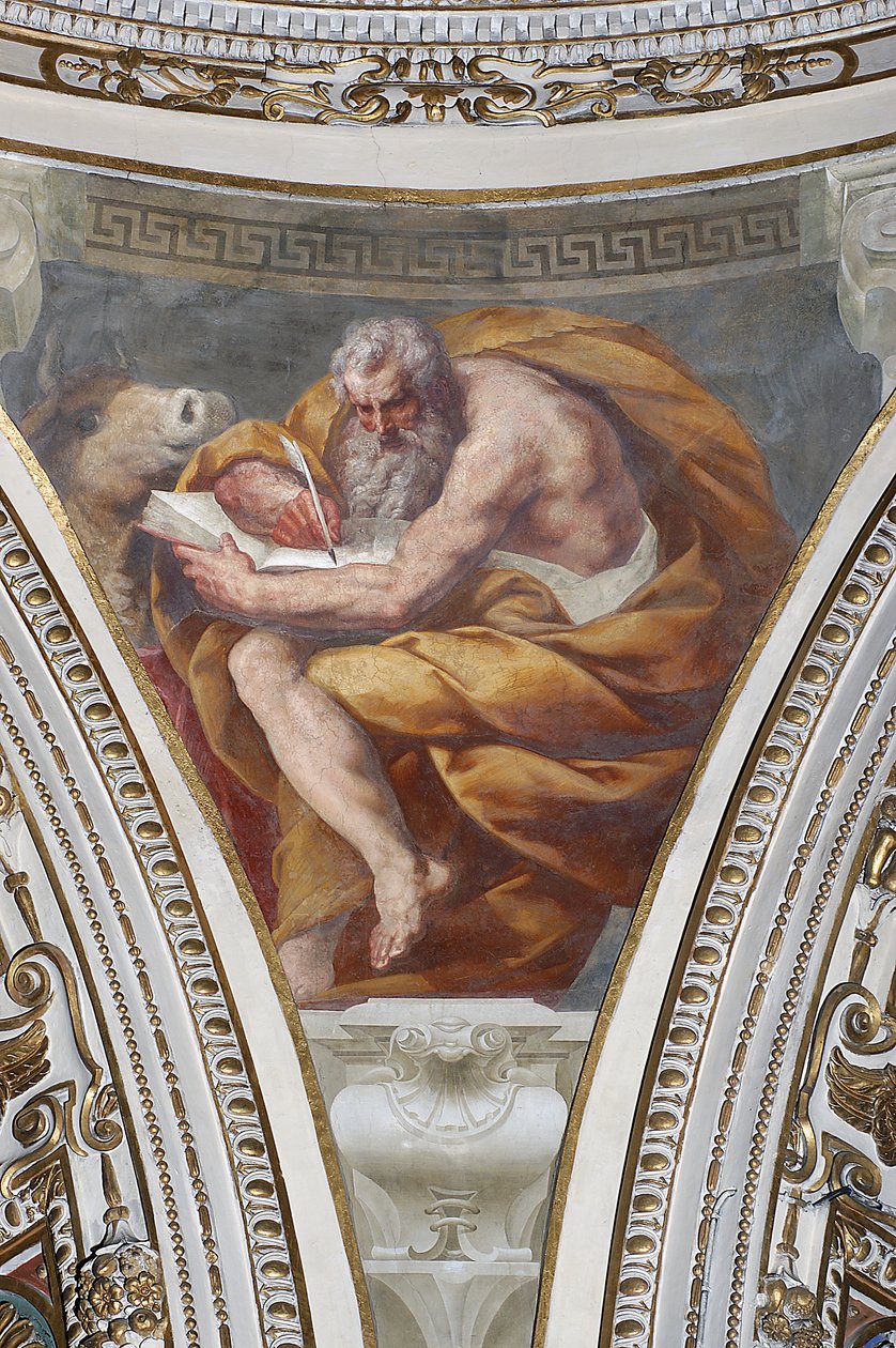 Święty Łukasz (Fresco) autorstwa Daniele Crespi