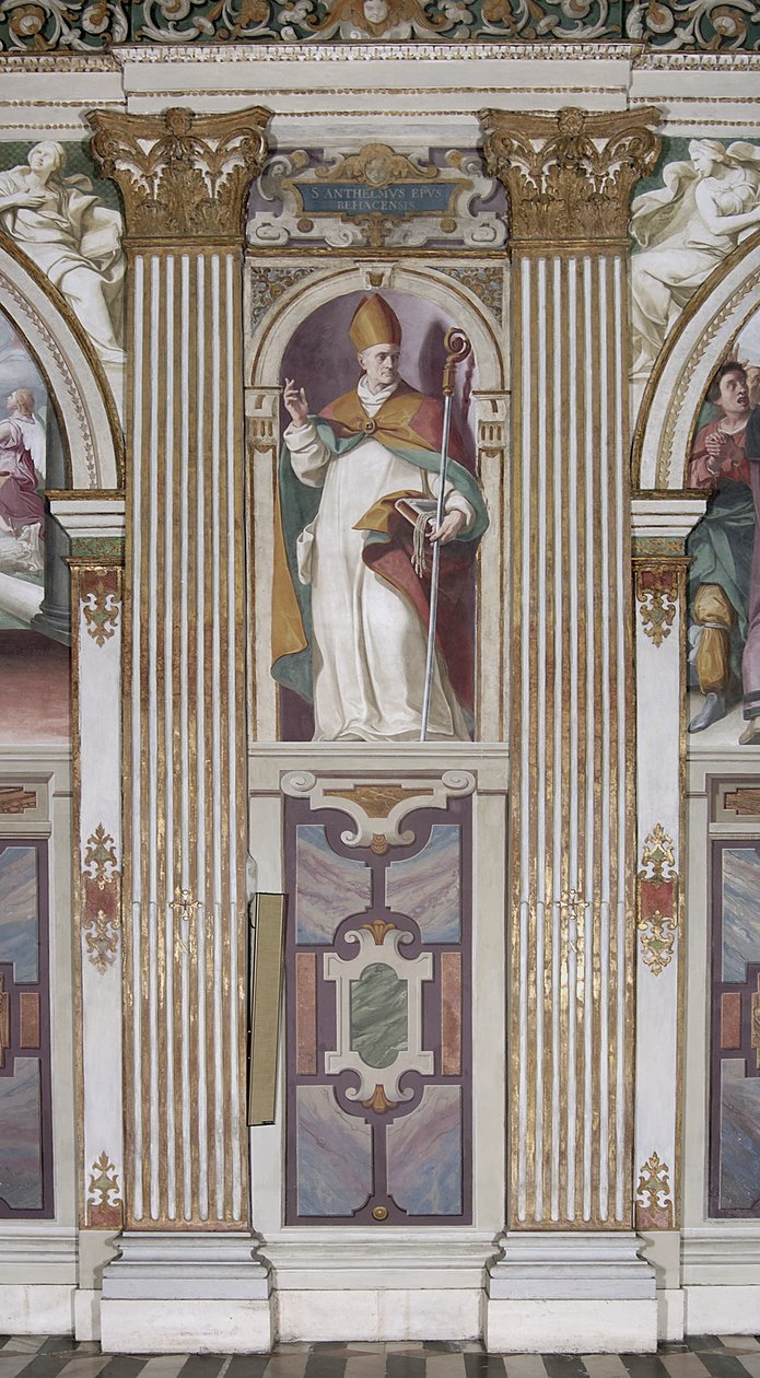Św.Antelmo, 1629 autorstwa Daniele Crespi
