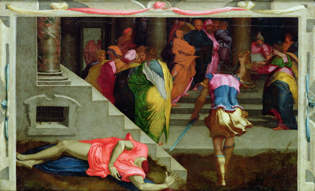 Męczeństwo św. Jana Chrzciciela, ok. 1530-40 r. autorstwa Daniele da Volterra