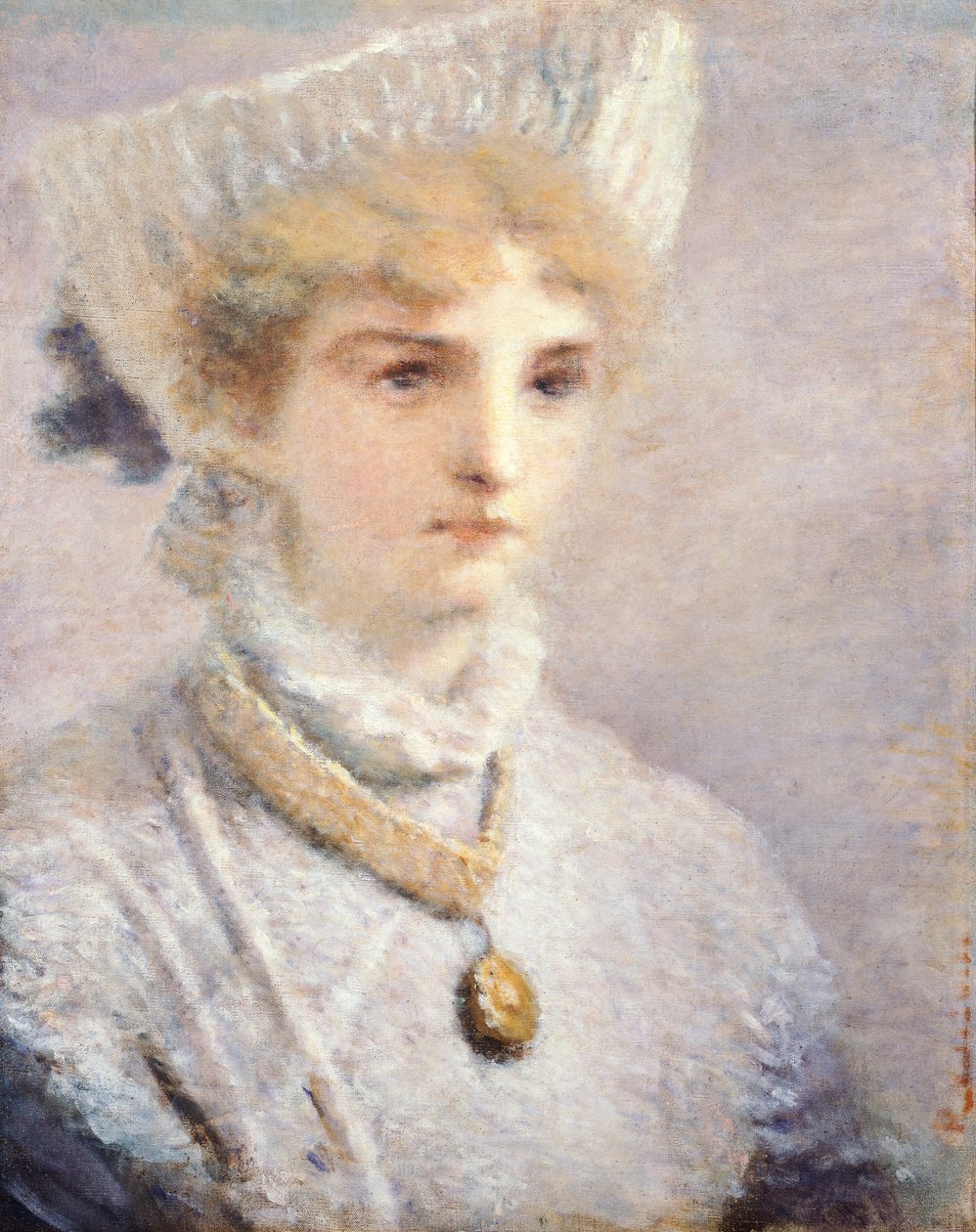 Dziewczyna w bieli – Daniele Ranzoni (1843-1889)