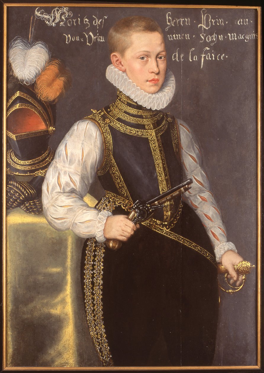 Portret Maurice Prince of Orange autorstwa Daniël van den Queborn  