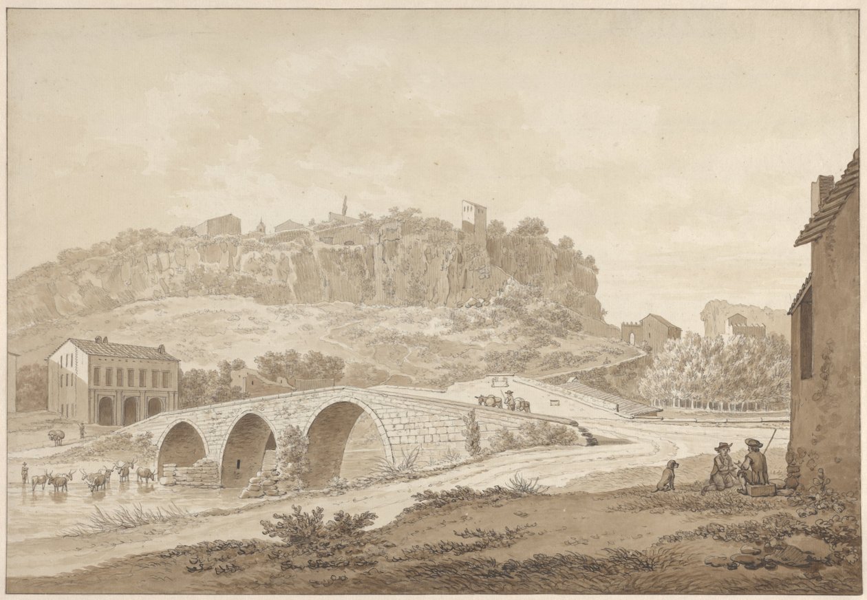Widok Civita Castellana autorstwa Daniël Dupré