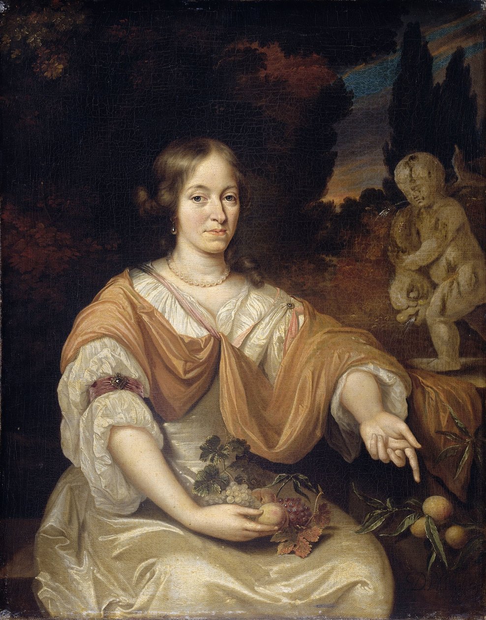 Sara Pottey (1651-1705), żona Johana van Bochoven autorstwa Daniël Haringh