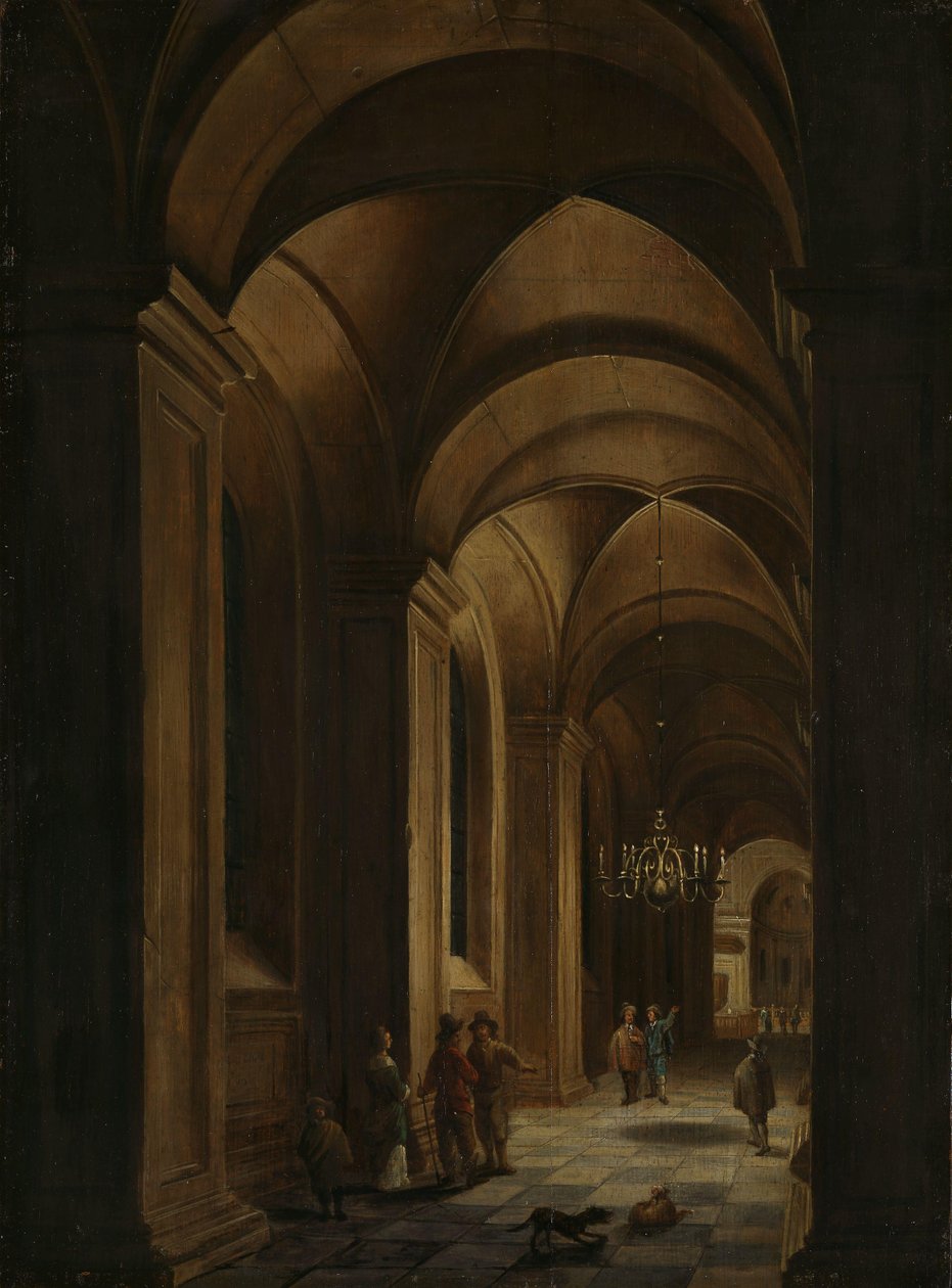 Wnętrze kościoła autorstwa Daniel de Blieck