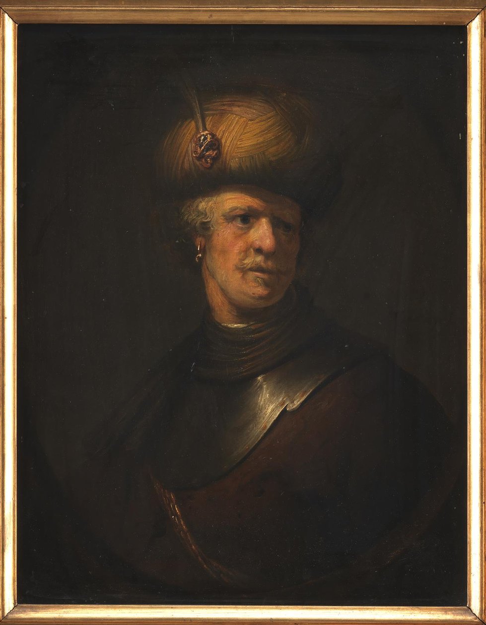 Portret starca w połowie długości autorstwa Daniël de Koninck
