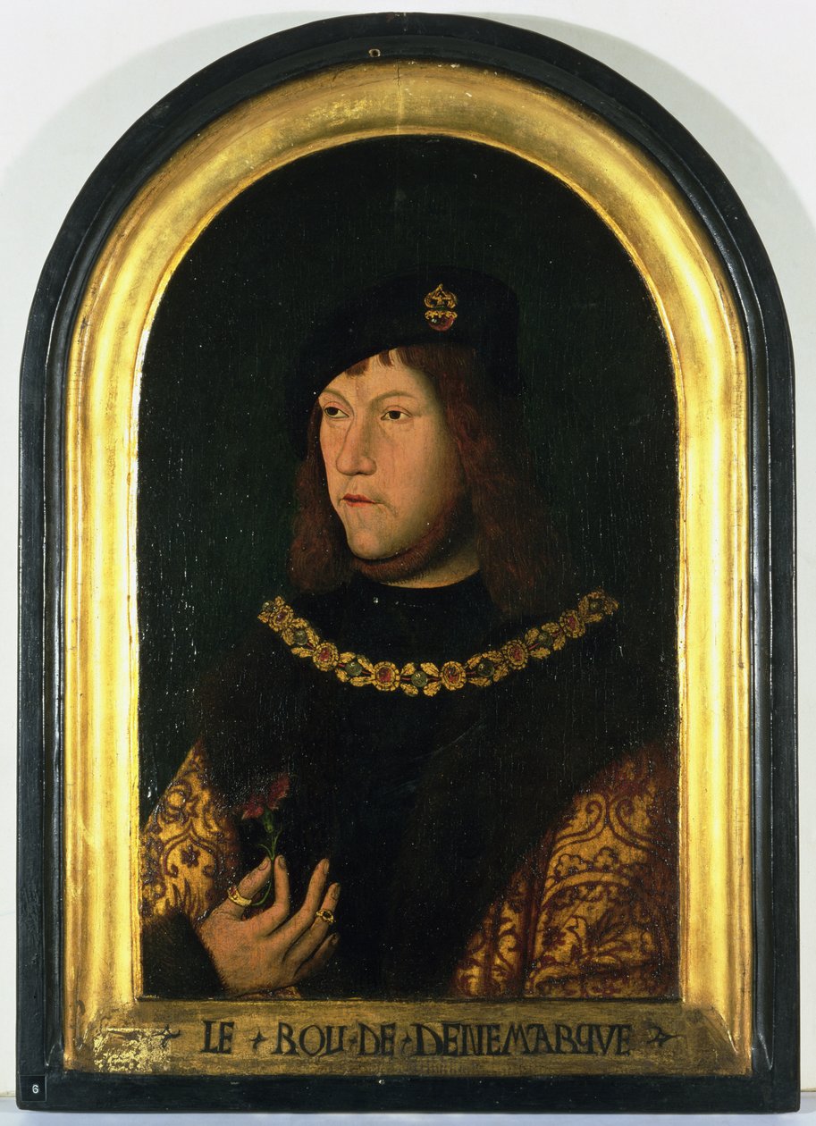Fryderyk I (1471-1533) król Danii, ok. 1520 (olej na desce) autorstwa Danish School