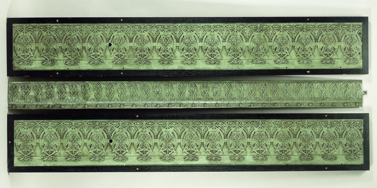 Trzy panele fryzowe, 1895-1896 autorstwa Dankmar Adler
