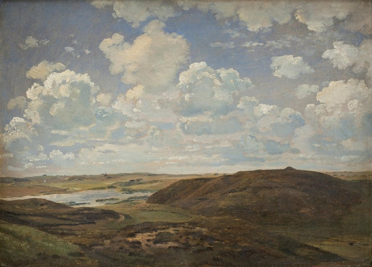 Krajobraz, Tørring, Jutlandia autorstwa Dankvart Dreyer