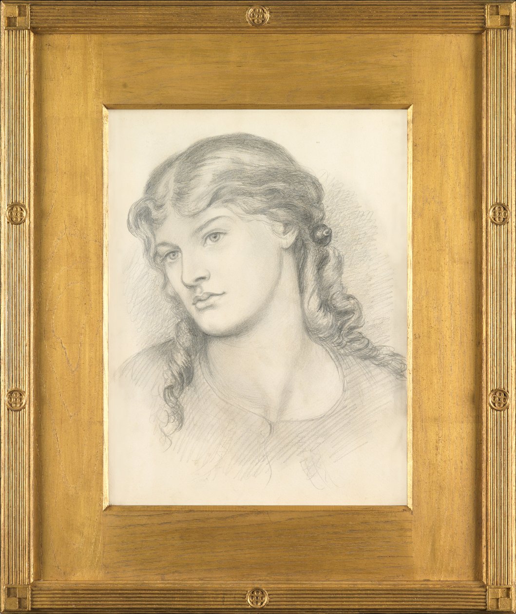 Alexa Wilding, 1865 autorstwa Dante Gabriel Charles Rossetti