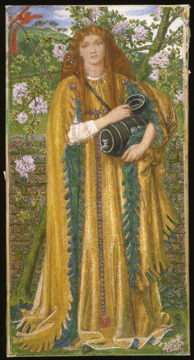 Złota Woda (Parysada Księżniczki) ok. 1858 r. autorstwa Dante Gabriel Charles Rossetti
