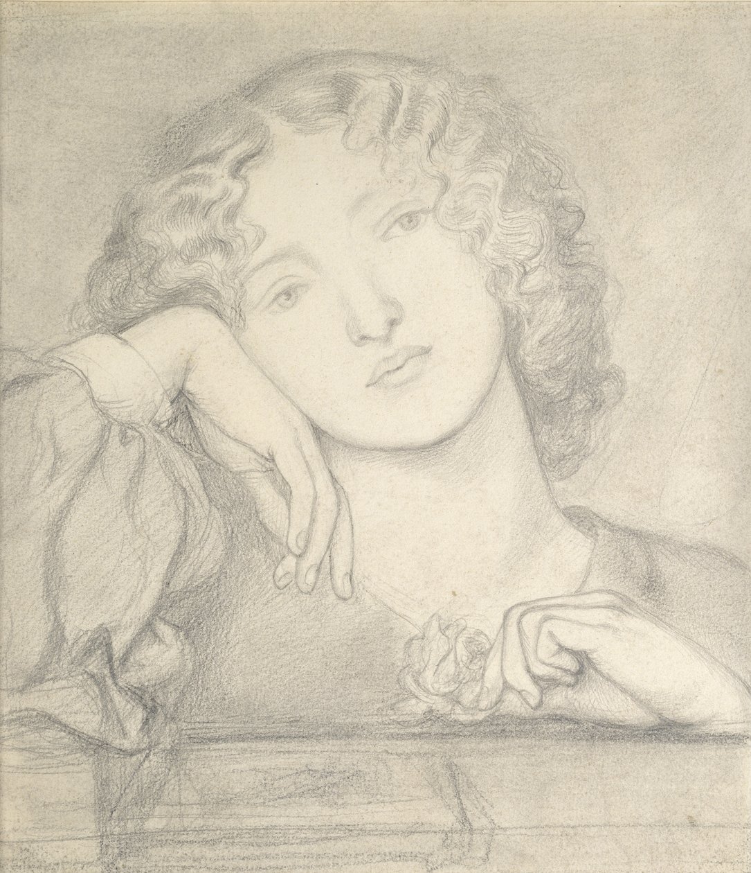Monna Rosa, XIX w. autorstwa Dante Gabriel Charles Rossetti