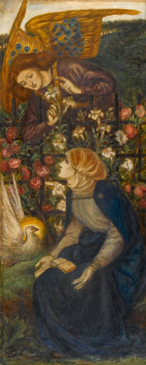 Zwiastowanie, 1861 autorstwa Dante Gabriel Charles Rossetti