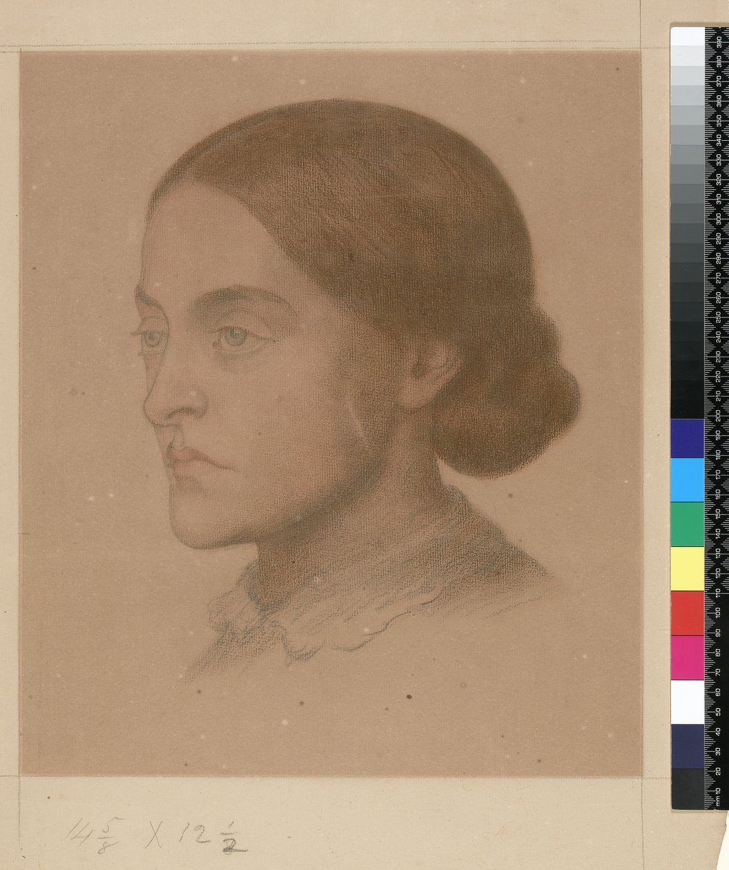 909 T.2268 کریسټینا روزیټي (راسک) پولي autorstwa Dante Gabriel Charles Rossetti