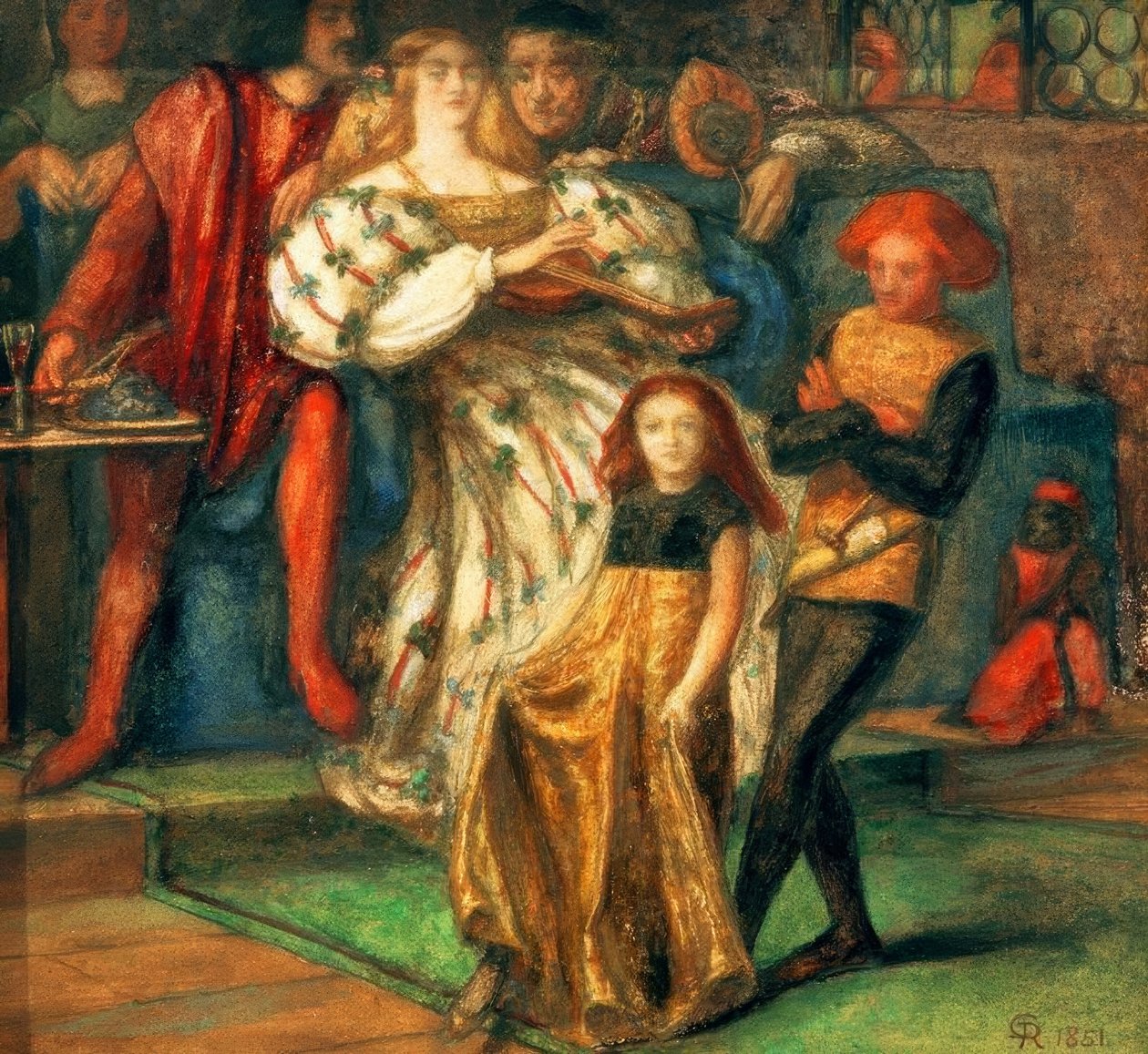 Borgia autorstwa Dante Gabriel Charles Rossetti