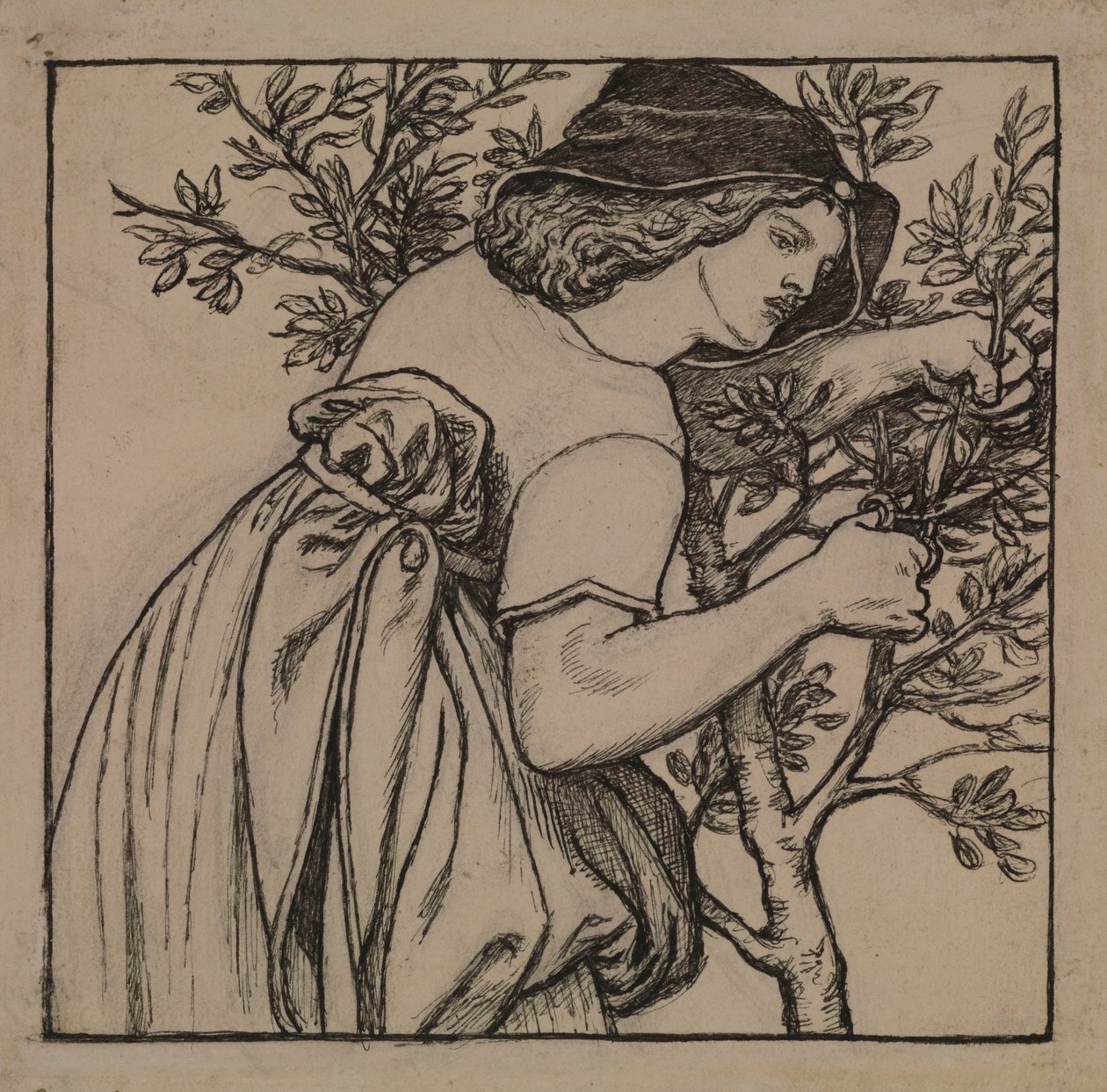 Miesiąc miodowy króla Renés autorstwa Dante Gabriel Charles Rossetti