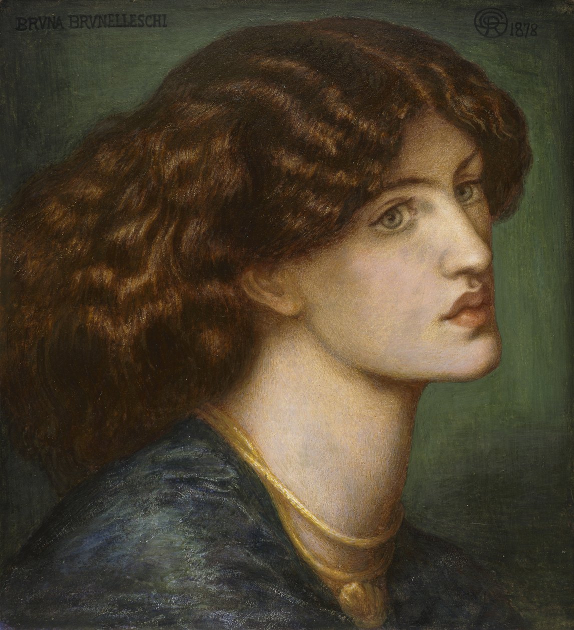 No.2759 Bruna Brunelleschi, 1878 (gwasz) autorstwa Dante Gabriel Charles Rossetti