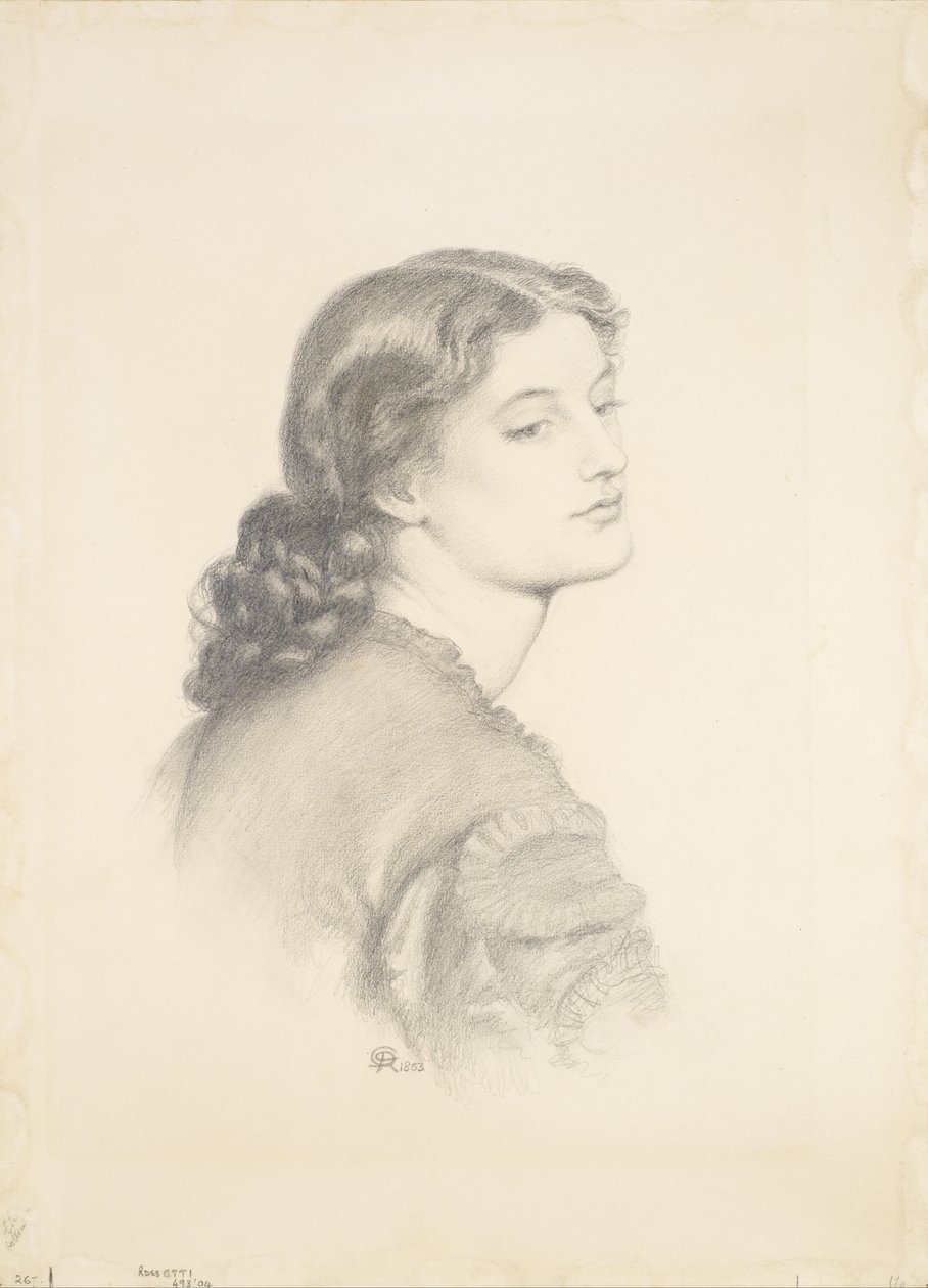Portret Ady Vernon autorstwa Dante Gabriel Charles Rossetti